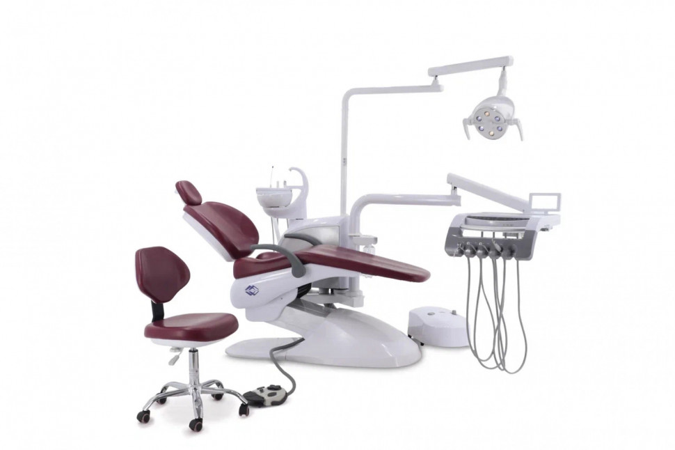 Стоматологическая установка CQ-217 (СО-004М-02) серый, нижняя подача